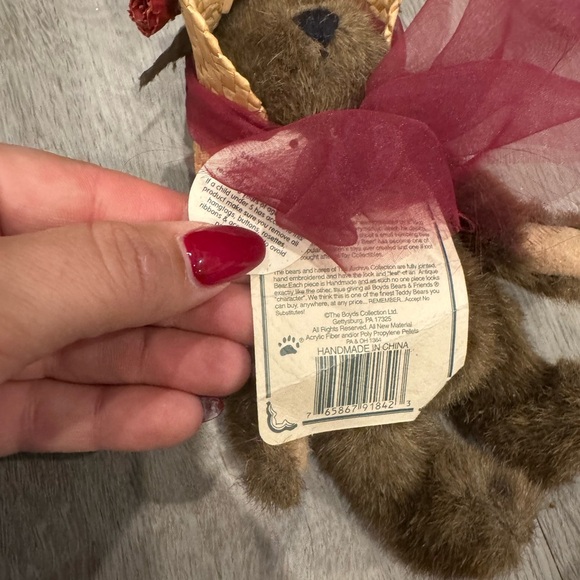 Boyds Bears mini teddy bear Ginnie Higgenthrope Archive Collection, style 918442 - Picture 4 of 7